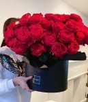 레드 100송이 장미 로즈 플라워 박스 red 100 roses flower box arrangement - 2020 | 센터피스, 꽃장식, 꽃꽂이