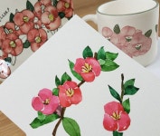 #camellia | 수채화