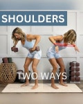 Pin page Shoulder Shapers - Band or Dumbbells 📌Save this workout you can do with dumbbells or resistance bands. Love bands for... 