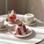 내가 써준 손글씨 로고, 가오픈 축하해 | 카페 음식, 음식, 디저트