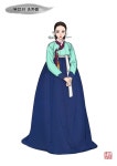 여성 한복의 전통적인 배색 - (4) 부인의 옷차림
