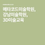 메타코드미술학원, 강남미술학원, 3D미술교육 - 2021 | 미술 교육