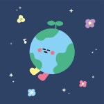 세계환경의날🌱 지구를 깨끗하게 해주면 지구가 행복해해용🥰 새싹지구🌏