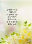 상쾌한 토요일 아침입니다.