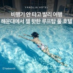 [여행 이벤트] 비행기 안 타고 발리 여행 가는 법 빌딩 숲속 루프탑 풀로 유명한 #해운대호텔 #하운드해운대_1호점 요기 가야 할 5가지 이유... 