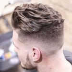 Short on the sides, fade to longer on top | 헤어스타일