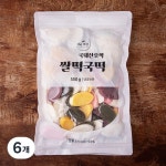 [로켓프레시] 국내산 오색 쌀떡국떡, 550g, 6개 [로켓프레시] 국내산 오색 쌀떡국떡, 550g, 6개 | 한국 떡, 떡, 맥문동