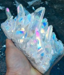 카토탈시스템쿼츠 | 1820g (total). Angel Aura Quartz Crystal Platinum & Silver Coated Rainbows. mystic quartz. Natural crystal. We will reply for you as...