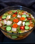 송이 on Instagram: “송이네밥상.... #나박김치 #물김치 #waterkimchi ...#napacabbage and #radish #nabakkimchi : : 🥒여름이라... 
