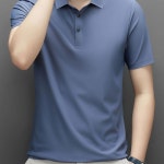 Sa Mga Lalaki Temu｜캐주얼 남성 솔리드 컬러 반소매 폴로 셔츠, 골프 스포츠를 위한 편안한 남성 셔츠, 남성용... 