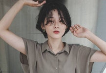 올여름 유행한다는 칼단발 ‘리프컷’ 하고 싶게 만드는 모델의 ‘시크·청순’ 비주얼