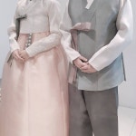 hanbok_leeseunghyun ᆞ 아름다운한복 파스텔한복 이승현한복 ᆞ ᆞ 가봉데이 피팅모습 커픓한복 ᆞ ᆞ #한복 #이승현한복 #결혼한복... 