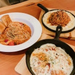 파스타, 김치치즈볶음밥