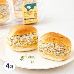 스윗밸런스 콘참치 모닝 샌드위치 2개입, 155g, 1개