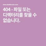 404 - 파일 또는 디렉터리를 찾을 수 없습니다. | 고양이