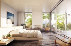 코트야드 빌라 – 코스타 팔마스 이스트 케이프 – Guerin Glass | Hotel room interior, Room design images, Courtyard house plans