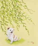 Youngmi Jeon, 봄바람(2011)_비단에 채색(painting on silk) | 그림, 한국화
