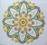 Mandala klaar | 색