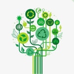 아이디어, 작은 청신하다, 환경 보호 일러스트 PNG, 근데 순환 표지 이미지 벡터, PSD 파일 - Pngtree