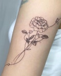 #꽃타투 #탄생화타투 | 여울타투 (@yeowool_tattooer) • Instagram photos and videos