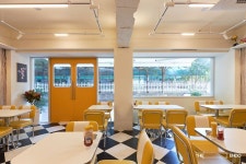 아메리칸 빈티지 스타일의... 아메리칸 빈티지 스타일의 수제버거샵... Interior Design | 인테리어, 파사드, 빈티지