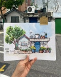 Pin page 박임규 🇰🇷 (@erin_0321) • Фото и видео в Instagram | Flower art drawing, Urban sketching, Sketches