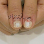 「 ひつじのカップル♪やっぱりこの季節はやりたくなるネイル◎  #virth #lim #nail #ネイル #ショートネイル #干支ネイル #ひつじネイル... 