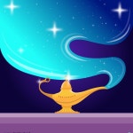 요술램프 일러스트 ai 다운로드 download Magic lamp download - 어반브러시