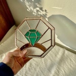 대전스테인드글라스 공방 대전글라스아트 원데이클래스... 공감하신분 반가와요:) 오늘은 셋이어서 더 좋았다요ㅎ - - #오키페이퍼... 