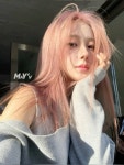 애쉬핑크 염색 | 핑크염색, 봄웜라이트 염색, 핑크색 머리