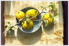 신종식 화백의 색 맑은 수채화 그림