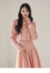 셀럽들이 사랑하는 브랜드, DINT DINT - J1341 로빗 트위드 반하이 패드 크롭 자켓(6th REORDER) in 2024 | Dress