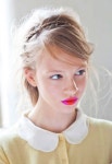 Hair Salon de 티아라 | Headband #Tiara #braid & Side Bangs #Hair Style Trend for Spring Summer 2013. Holly Fulton Spring Summer 2013. | 패션 아이디어...