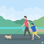 강아지 공원 산책 일러스트 ai 다운로드 download dog park walk vector Pin em 마음에 드는...