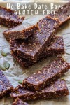 No Bake Date Bars | Recipe in 2021 | Dessert recipes easy, Happy foods, Easy snack recipes