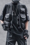 투어포켓(TOURPOKET) | [Cyborg] 멀티 포켓 투어 조끼 - BLACK / M