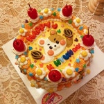 해피베어데이 레터링케이크 • 디저트카페 on Instagram: 귀여운 햄찌 주문해주셨어요😆🐹🐹 플래브카페 사장님(30대 아저씨... 