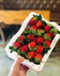 #금딸기  #딸기케이크 주문가능합니다 한알이 천원인 #겨울딸기 ㅋㅋㅋ #케이크는비비아나 | Strawberry, Food, Fruit