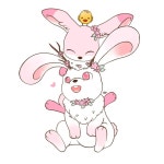 별모양 꽃 토끼 사막여우