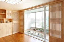 신목동 3단지 한옥스타일 아파트 인테리어, (주)더블유디자인 | 호미파이 & homify