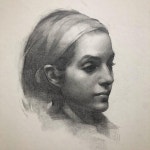 Charcoal Drawing Stephen Bauman | 인물화, 초상화, 연필 초상화