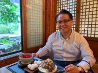 다향찻집 팥빙수와 오미자