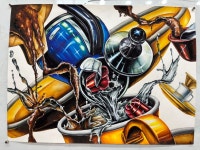 평면조형 미술학원에 있는 Sangyun Lee님의 핀 - 2025 | 그림 주제, 색연필 테크닉, 원근법