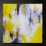 yellow and grey abstract | 추상화, 아크릴화, 현대 미술