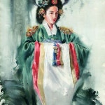 #수채화 #미술부화실 #인천화실 | Pintura acuarela, Retratos, Acuarela
