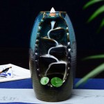 Pure Handmade Ceramic Waterfall Backflow Incense Burner Holder Home Decor Aromatherapy Decoration - Walmart.com in 2020 | Incense... 