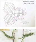 코바늘로 다양한 잎사귀 뜨기