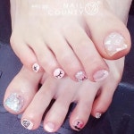 #네일카운티 #여름패디아트 #베이지 #맞팔 #선팔 #소통 #인친 #팔로우 #넬스타그램 #네일 #네일아트 #젤네일 #젤네일아트... 