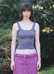 SYMBOL OPEN BACK TANK, CHARCOAL - 2023 | 탱크탑, 색상, 디자인