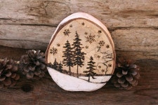 Pin by 진희 유 on 우드버닝 | Wood burning art, Wood burning crafts, Christmas wood